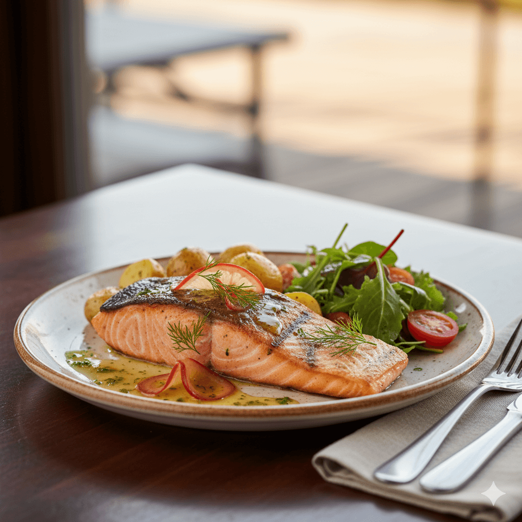 Pan-Seared Atlantic Salmon
